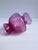 Pilgrim Manufacturing Cranberry Red Optic Art Glass Flower Vase Vintage Mid 20th Century by Pilgrim For Sale - Image 4 of 9