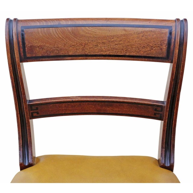 Wood Antique Georgian Dining Chairs, 1810, Set of 8 For Sale - Image 7 of 12