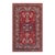 Bohemian Super Kazak Red/Beige Wool Rug- 2'8'' X 4'5'' For Sale