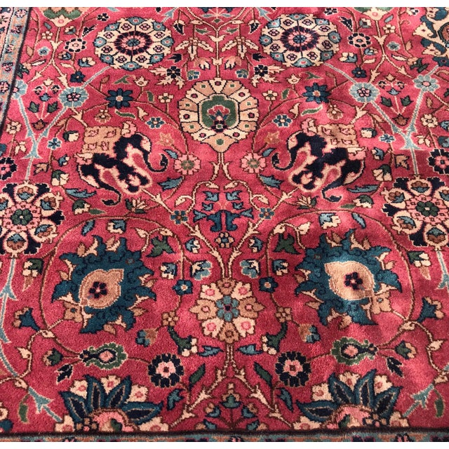 Textile 1920s Vintage Design Turkish Rug-13’8’x21’8" For Sale - Image 7 of 13