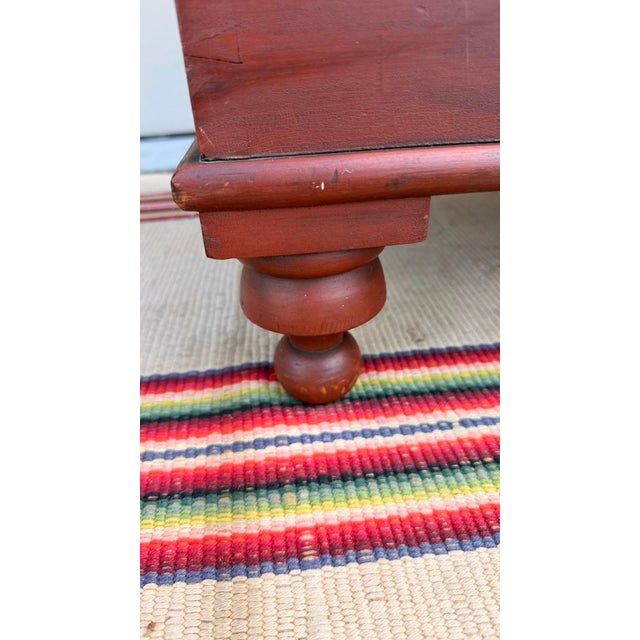 Antique Red Painted Dovetailed Blanket Chest, Lancaster County Pa, Circa 1830-1840 For Sale - Image 15 of 15