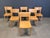 Vintage Oak Dining Chairs, Belgium, 1980s, Set of 6 For Sale - Image 10 of 15