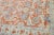 Burnt Orange 1920s Floral Antique Heriz Handmade Wool Runner With Rust Field For Sale - Image 8 of 8
