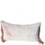 Lush vegan Fur in a pale blush shade with lateral bullion fringe in a deeper rose shade. Size 55 cm × 30 cm | 21.7" ×...