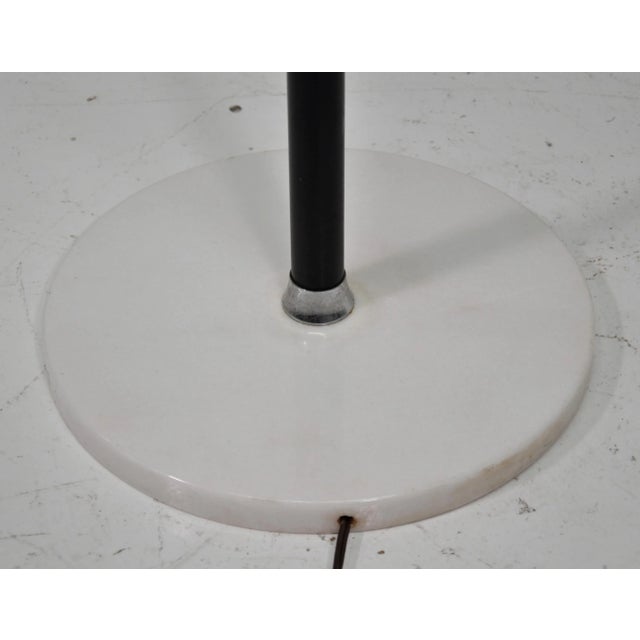 1950s Italian Triennale Floor Lamp by Arredoluce in Chrome, White, Red & Teal For Sale In Miami - Image 6 of 13