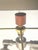 Late 20th Century Mid-Century Modern Danish Burlwood Polished Pyramidal Lamp With Two Fixtures For Sale - Image 5 of 12