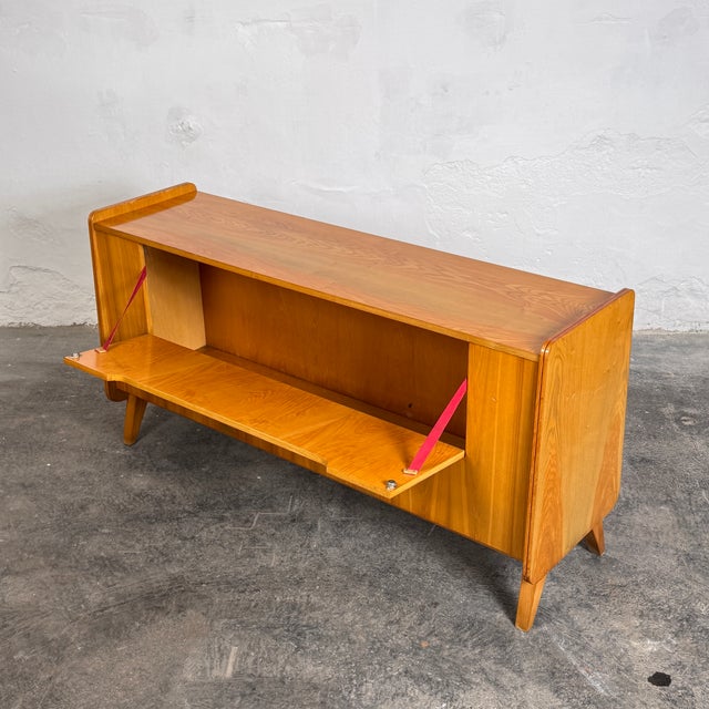 Brown Czechoslovakian Sideboard by František Jirák for Tatra Nábytok, 1960s For Sale - Image 8 of 11