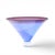 Mid-Century Modern Philip Baldwin & Monica Guggisberg Mid Century Blue Art Glass Vase For Sale - Image 3 of 6