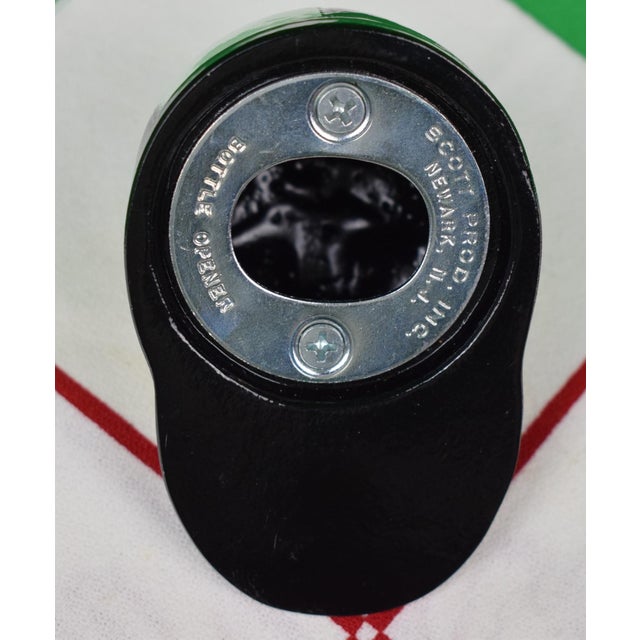 The "21" Club Black & White Jockey Cap Bottle Opener For Sale - Image 4 of 4