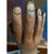 Folk Art Carved Wood Sculpture of Hand For Sale - Image 12 of 12