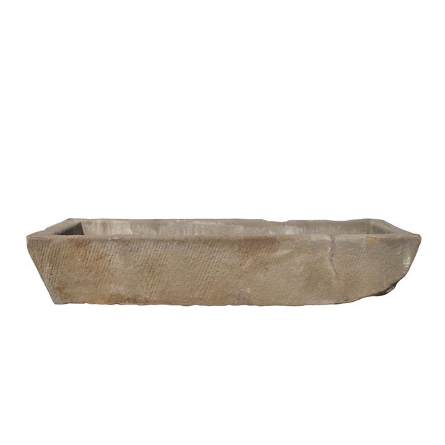 This stone trough is hand carved out one piece of stone and hand chiseled by the locals. This stone planter is ideal for...