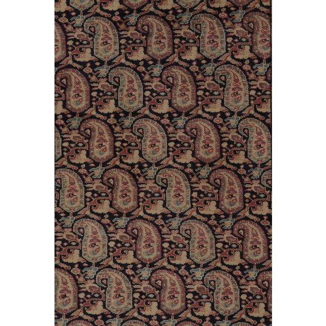 1950s Vintage Persian Boteh Sarouk Runner, Polychromatic With Floral Patterns - Rug & Kilim For Sale - Image 5 of 9