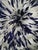 Mid-Century Modern Juju Hat Speckled White Gray and Navy Blue of 24" - 60 Cm For Sale - Image 3 of 6