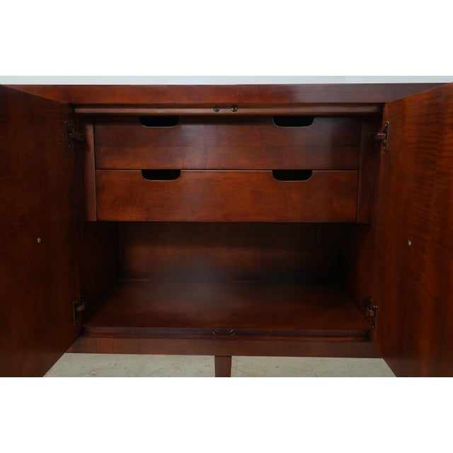 Baker Furniture Company Baker Archetype Cherry Drop Side Bar Server For Sale - Image 4 of 18