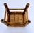 Hollywood Regency Burnt Tortoise Rattan Bamboo Plant Stand For Sale - Image 3 of 7