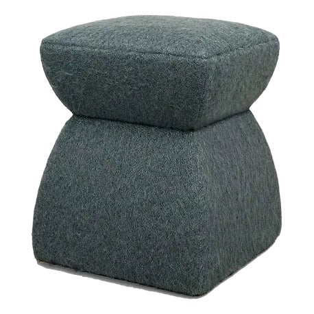 Cusi Pouf in Giboulee Mohair from Kabinet For Sale