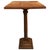 Mid-20th Century Walnut Wood Square Top Pedestal Table For Sale - Image 15 of 18