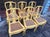 Provençal Louis XV Style Cane Chairs in Pale Yellow Wood, 1960s, Set of 6 For Sale - Image 4 of 6