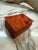 Vintage Red Onyx Stone Jewelry or Trinket Box For Sale - Image 4 of 4