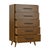Boho Chic Emery Walnut 5 Drawer Chest For Sale - Image 3 of 9