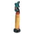 Late 20th Century Rain Cloud Kachina Sculpture by Pedro Jimenez Iii, Blue Elk, Stone Inlay, 18" For Sale - Image 5 of 15