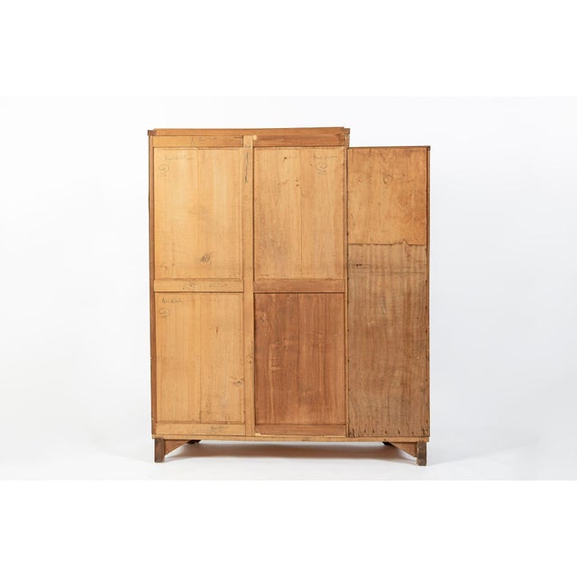 Antique French Art Deco Rosewood Vitrine Display Cabinet or Bookcase, 1940s For Sale - Image 16 of 17