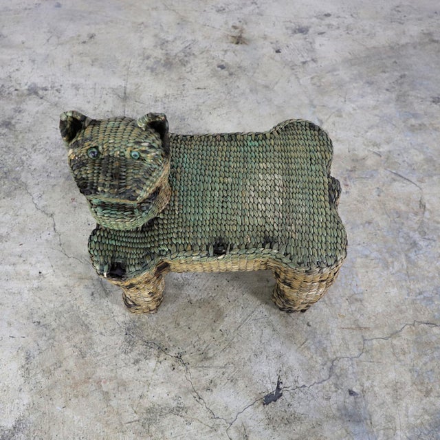 Vintage Jaguar Petite Stool Attributed to Mario Lopez Torres For Sale - Image 6 of 17