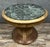 1930s Art Deco Table in Wood and Marble Circular Top, 1930s For Sale - Image 5 of 5