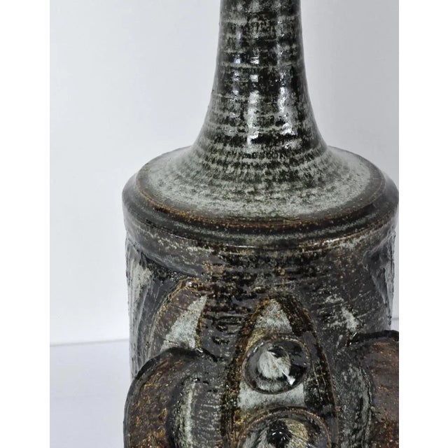 Ceramic Ceramic Table Lamp with Sculpturel Abstract Expression from Søholm For Sale - Image 7 of 12