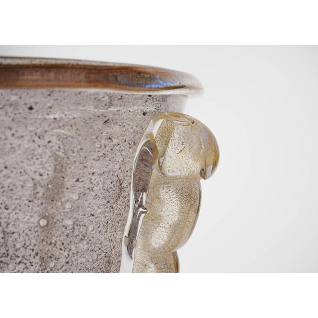 Large Pulegoso and Bullicante Murano Glass Vase or Ice Bucket from Barovier & Toso For Sale - Image 15 of 18
