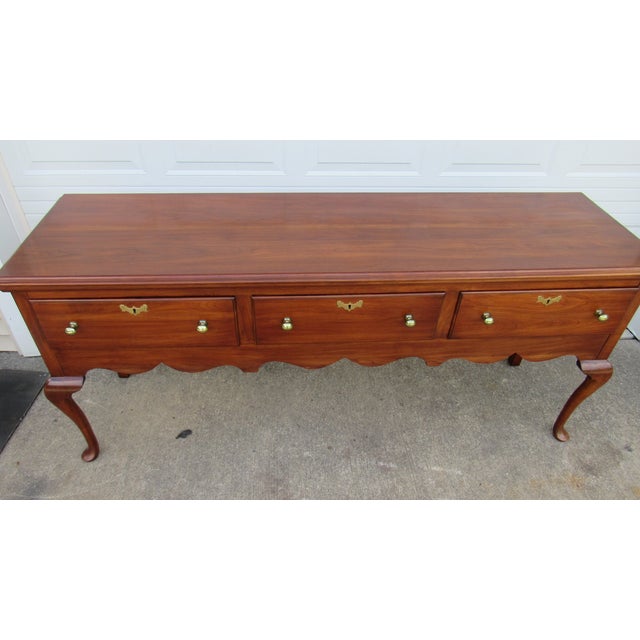 Item: Henkel Harris Sideboard Details: Signed Henkel Harris Great Designer Look/Quality Pieces Cherry Beautiful Look Three...