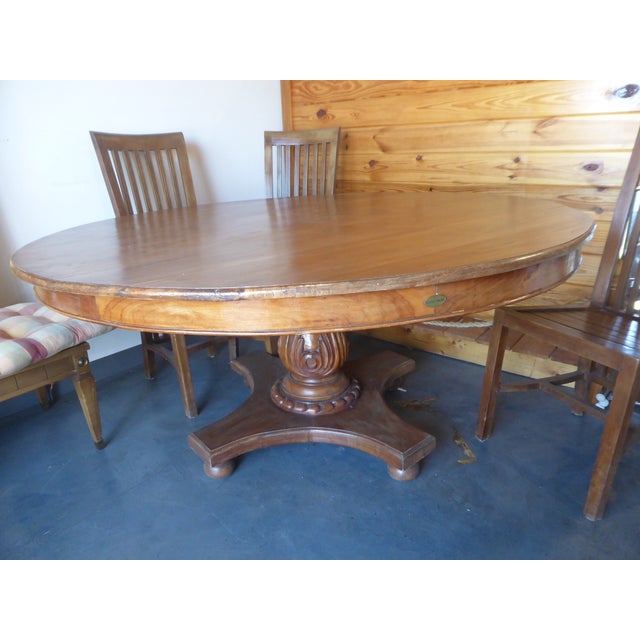 American Vintage Outdoor/Indoor Teak Table and 5 Chairs by Chic Teak For Sale - Image 3 of 10