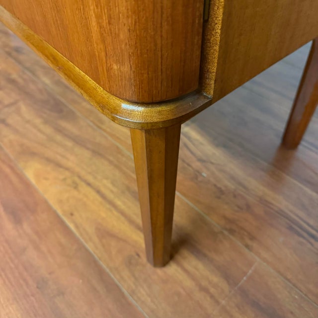 Brown Mid 20th Century Vintage Curved Front Sideboard For Sale - Image 8 of 12