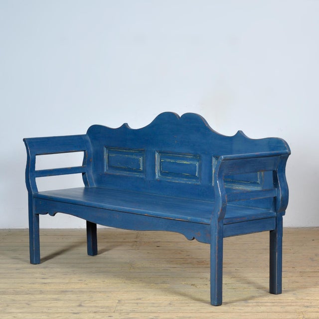 Antique Pine Bench, 1900s For Sale - Image 11 of 11