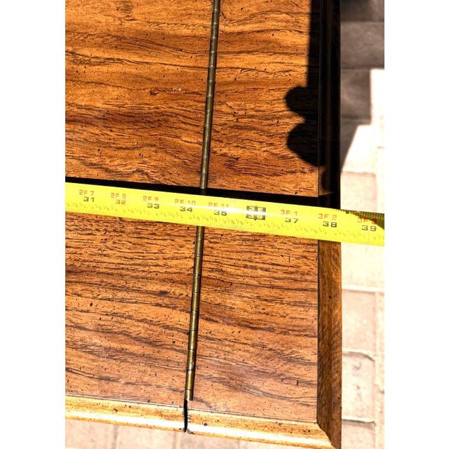 Vintage Carved Wooden Bar Cabinet With Drop-Leaf Extensions. For Sale - Image 11 of 12