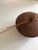 Brown 1960s Intricately Pattern Turned Laminated Wood Bowl With Lid For Sale - Image 8 of 11