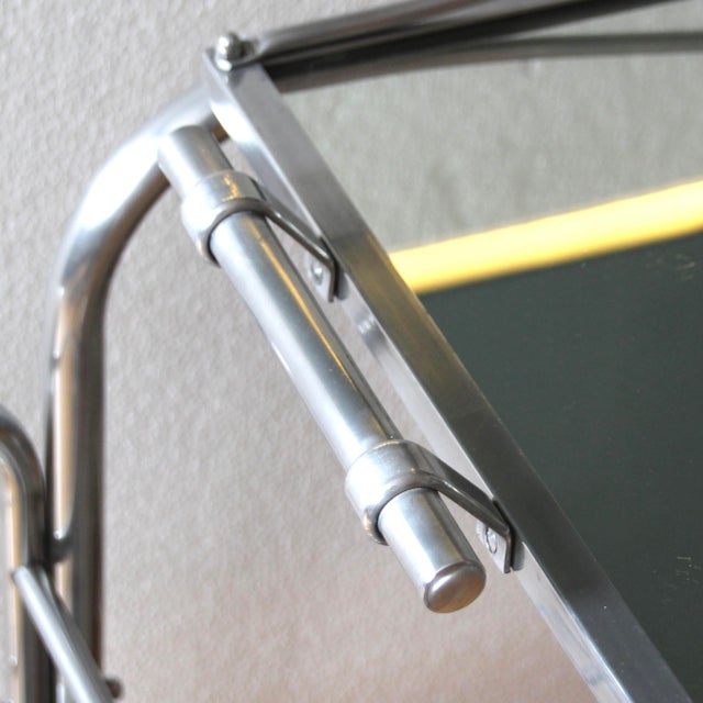 Metal Art Deco French Bar Trolley, 1940s For Sale - Image 7 of 12