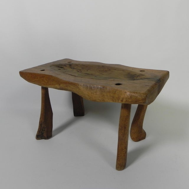 Vintage Oak Tree Trunk Stool, 1960s For Sale - Image 14 of 14