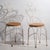 Metal Antique White Garden Chairs, 1920s, Set of 4 For Sale - Image 7 of 18