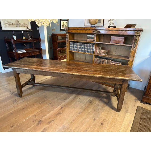 Large French Antique Farmhouse Table For Sale - Image 12 of 16
