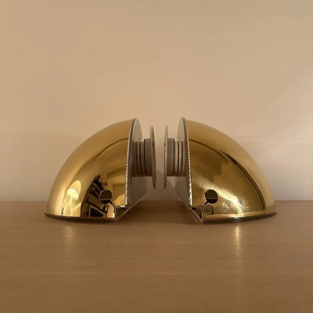 Metal Wall Light by Tobia Scarpa for Flos, 1973, Set of 2 For Sale - Image 7 of 9