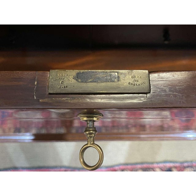 Victorian Mahogany Secretary Bookcase For Sale - Image 12 of 18