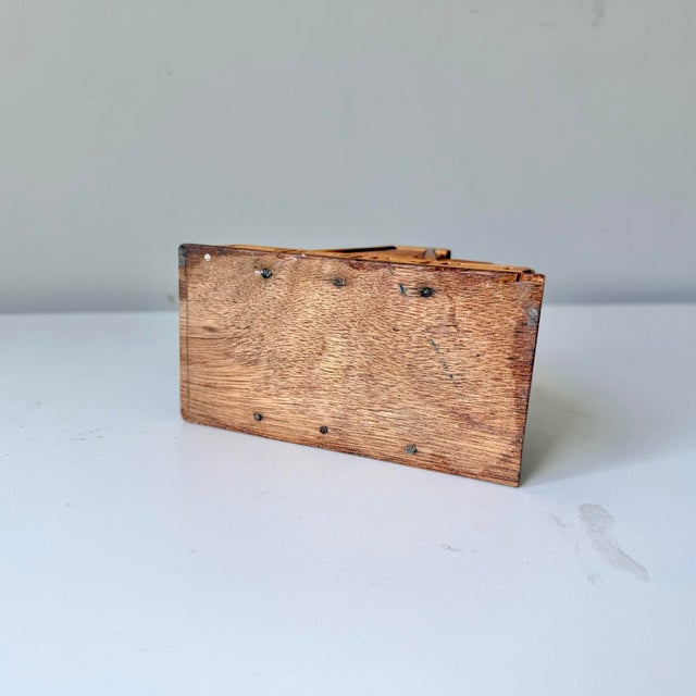 1970s Bohemian Wood Napkin Holder For Sale In Charleston - Image 6 of 6