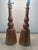 1960s Mid Century Scandinavian Turned Wood Table Lamps - a Pair For Sale - Image 11 of 11