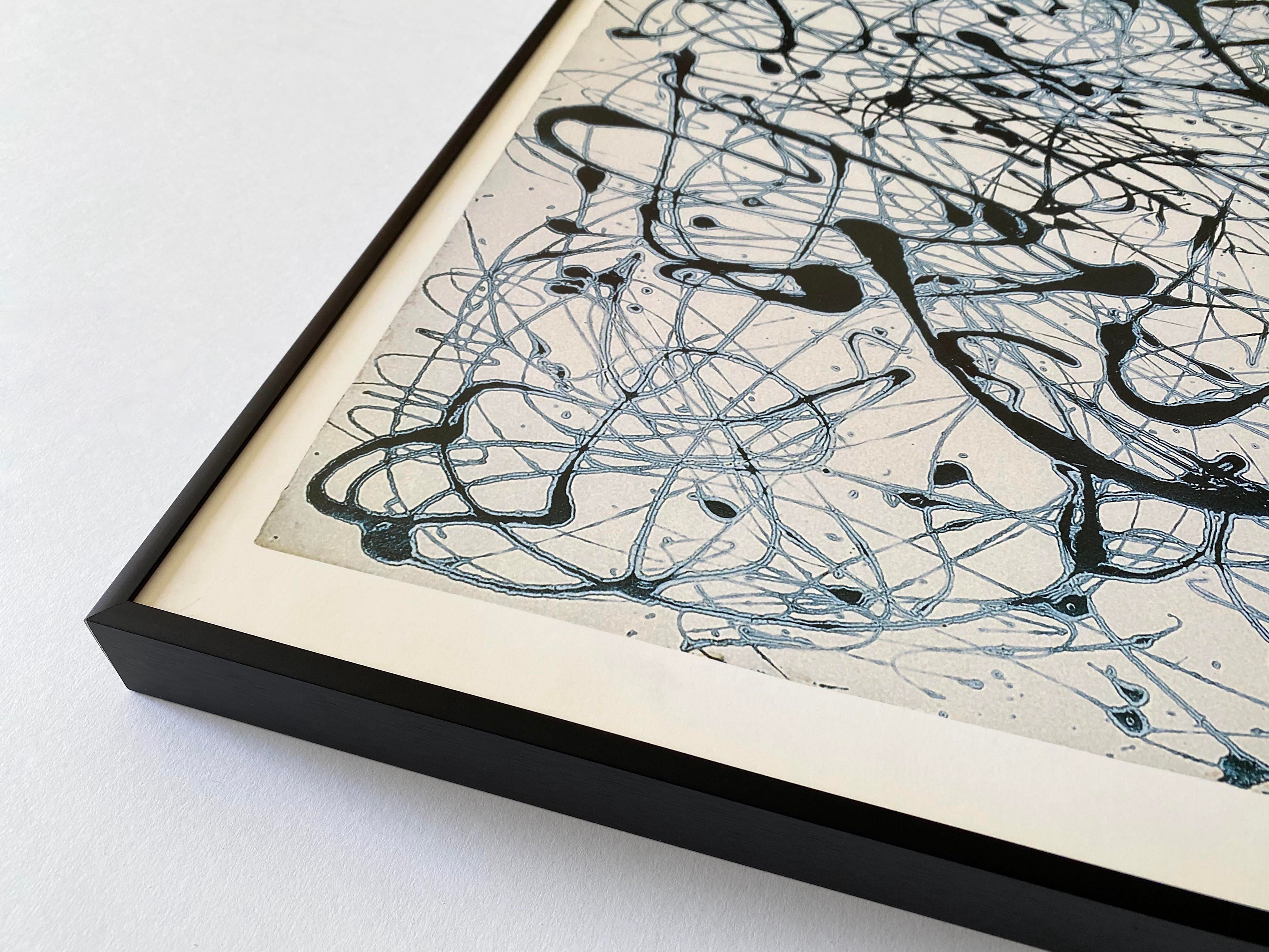 Jackson Pollock Vintage 1998 Abstract Expressionist Lithograph