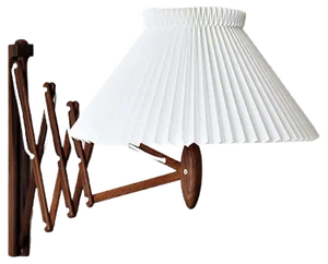 Rosewood 332 Scissor Wall Light by Hansen, Erik for Le Klint, 1960s