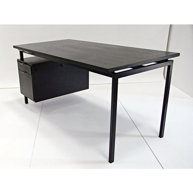 Includes a typewriter desk that can be mounted on the right side at the front or on the left side at the back, or at the...
