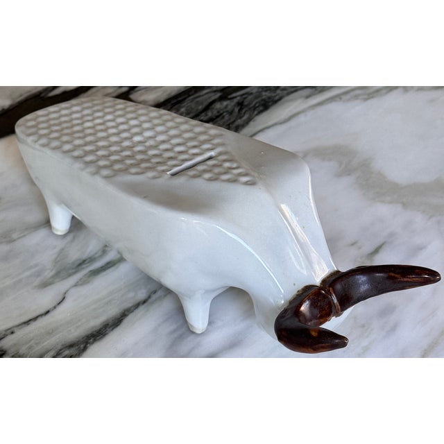 Made in Japan Mid-Century El Toro Coin Bank Bull For Sale - Image 14 of 17