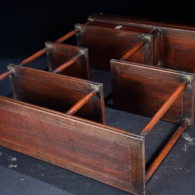 1970s Hardwood Bogu Display Stand, Chinoiserie Mini Curio Shelf With Drawer For Sale - Image 9 of 9