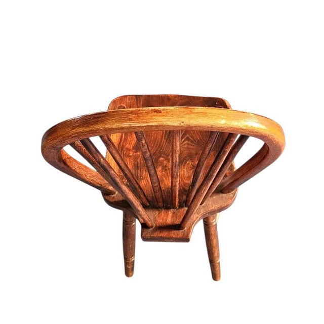 Wood Windsor Stick Back Chairs, 19th Century, Set of 6 For Sale - Image 7 of 10